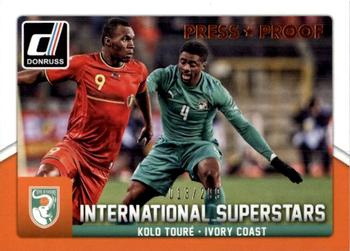 2015 Donruss - International Superstars Bronze Press Proof #73 Kolo Toure Front