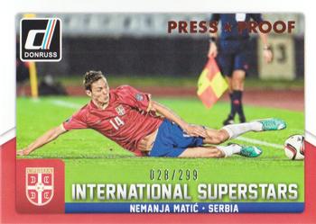 2015 Donruss - International Superstars Bronze Press Proof #80 Nemanja Matic Front