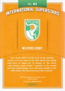2015 Donruss - International Superstars Bronze Press Proof #83 Wilfried Bony Back