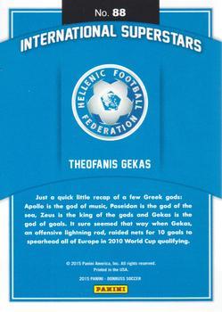 2015 Donruss - International Superstars Bronze Press Proof #88 Theofanis Gekas Back