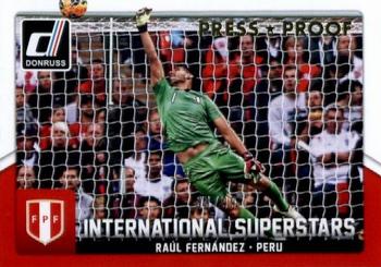 2015 Donruss - International Superstars Gold Press Proof #84 Raul Fernandez Front