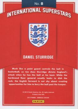 2015 Donruss - International Superstars Silver Press Proof #8 Daniel Sturridge Back