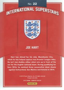 2015 Donruss - International Superstars Silver Press Proof #22 Joe Hart Back
