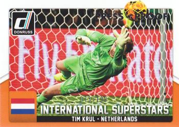 2015 Donruss - International Superstars Silver Press Proof #46 Tim Krul Front