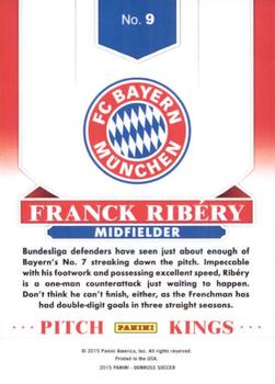 2015 Donruss - Pitch Kings Bronze Press Proof #9 Franck Ribery Back