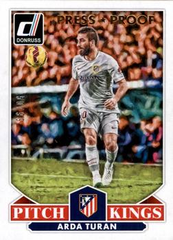 2015 Donruss - Pitch Kings Gold Press Proof #1 Arda Turan Front