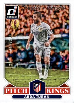 2015 Donruss - Pitch Kings Silver Press Proof #1 Arda Turan Front