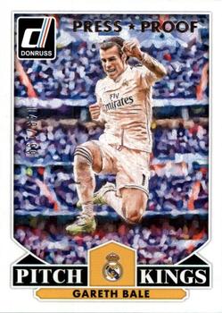 2015 Donruss - Pitch Kings Silver Press Proof #10 Gareth Bale Front