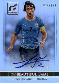 2015 Donruss - The Beautiful Game Signatures Silver #BG-DL Diego Lugano Front
