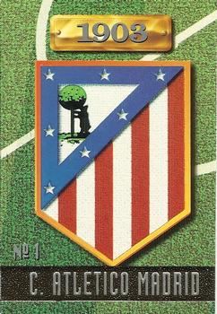 1996-97 Mundicromo Sport Las Fichas de La Liga #1 Escudo Front