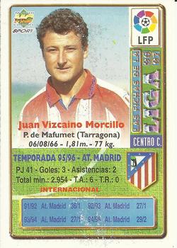 1996-97 Mundicromo Sport Las Fichas de La Liga #10b Vizcaino Back