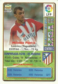 1996-97 Mundicromo Sport Las Fichas de La Liga #12 Pantic Back