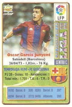 1996-97 Mundicromo Sport Las Fichas de La Liga #46a Oscar Back