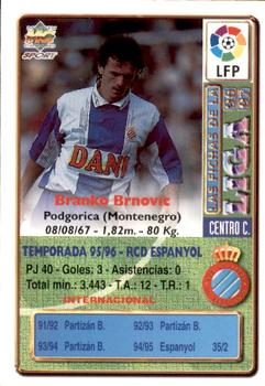 1996-97 Mundicromo Sport Las Fichas de La Liga #63 Brnovic Back