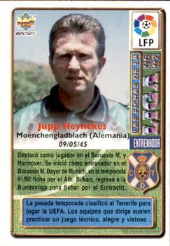 1996-97 Mundicromo Sport Las Fichas de La Liga #74 Heynckes Back