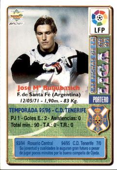 1996-97 Mundicromo Sport Las Fichas de La Liga #76 Buljubasich Back