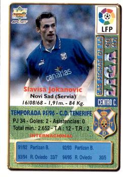 1996-97 Mundicromo Sport Las Fichas de La Liga #85 Jokanovic Back