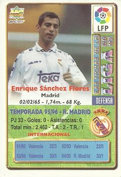 1996-97 Mundicromo Sport Las Fichas de La Liga #95a Quique Flores Back
