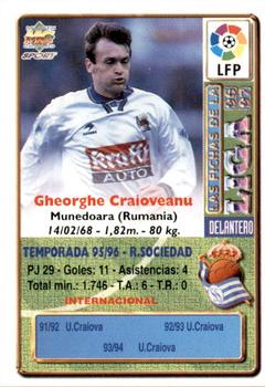 1996-97 Mundicromo Sport Las Fichas de La Liga #126 Craioveanu Back