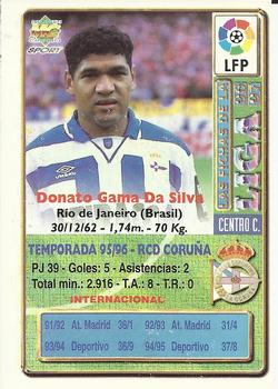 1996-97 Mundicromo Sport Las Fichas de La Liga #158 Donato Back