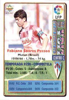1996-97 Mundicromo Sport Las Fichas de La Liga #175 Fabiano Back