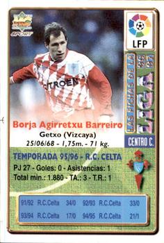 1996-97 Mundicromo Sport Las Fichas de La Liga #191a Agirretxu Back