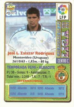 1996-97 Mundicromo Sport Las Fichas de La Liga #306 Zalazar Back