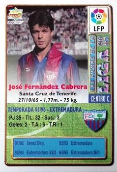 1996-97 Mundicromo Sport Las Fichas de La Liga #392 Jose Back