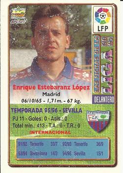 1996-97 Mundicromo Sport Las Fichas de La Liga #395 Q. Estebaranz Back