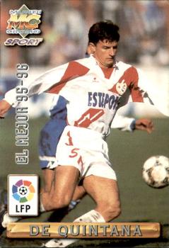 1996-97 Mundicromo Sport Las Fichas de La Liga #418 De Quintana Front