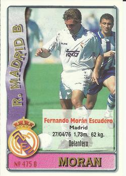1996-97 Mundicromo Sport Las Fichas de La Liga #475 R. Madrid B / Morán Back