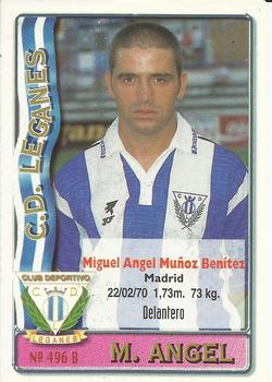 1996-97 Mundicromo Sport Las Fichas de La Liga #496 M. Angel / Angelin Back