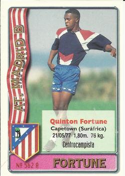 1996-97 Mundicromo Sport Las Fichas de La Liga #562 Fortune / Michel Front