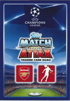 2015-16 Topps Match Attax UEFA Champions League English #6 Nacho Monreal Back