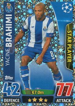 2015-16 Topps Match Attax UEFA Champions League English #31 Yacine Brahimi Front