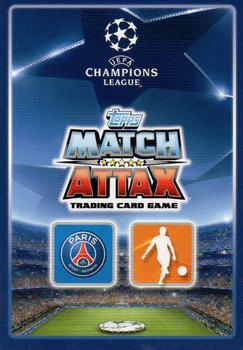 2015-16 Topps Match Attax UEFA Champions League English #62 Blaise Matuidi Back
