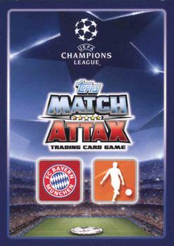 2015-16 Topps Match Attax UEFA Champions League English #171 Thiago Alcantara Back