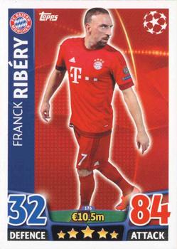 2015-16 Topps Match Attax UEFA Champions League English #176 Franck Ribéry Front