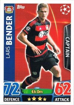 2015-16 Topps Match Attax UEFA Champions League English #210 Lars Bender Front