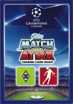 2015-16 Topps Match Attax UEFA Champions League English #222 Oscar Wendt Back