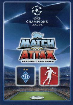 2015-16 Topps Match Attax UEFA Champions League English #306 Yevhen Khacheridi / Aleksandar Dragovic Back