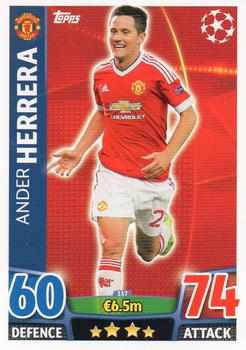 2015-16 Topps Match Attax UEFA Champions League English #337 Ander Herrera Front