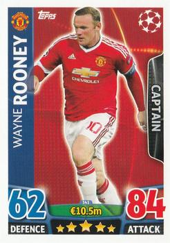 2015-16 Topps Match Attax UEFA Champions League English #341 Wayne Rooney Front