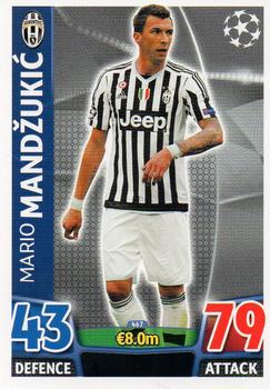 2015-16 Topps Match Attax UEFA Champions League English #467 Mario Mandžukić Front