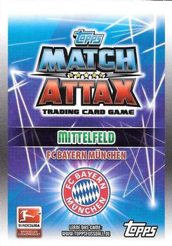 2015-16 Topps Match Attax Bundesliga #265 Arjen Robben Back