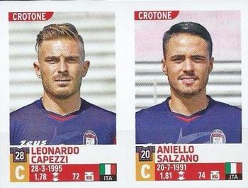2015-16 Panini Calciatori Stickers #668 Leonardo Capezzi / Aniello Salzano Front