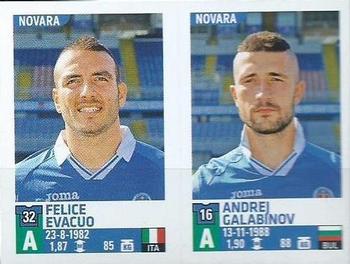 2015-16 Panini Calciatori Stickers #715 Felice Evacuo / Andrej Galabinov Front
