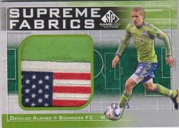 2011 SP Game Used - Supreme Fabrics #SF-OA Osvaldo Alonso Front