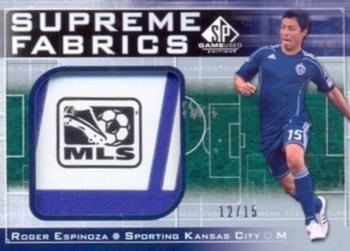 2011 SP Game Used - Supreme Fabrics #SF-RE Roger Espinoza Front