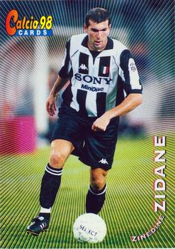 1998 Panini Calcio Serie A #64 Zinedine Zidane Front